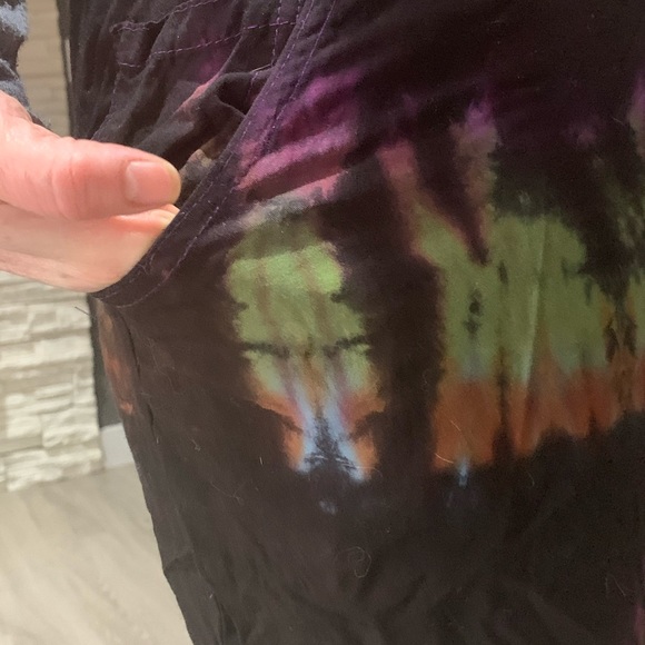 BNWOT Colorful Tie Dye Baggy Pants - Picture 3 of 4